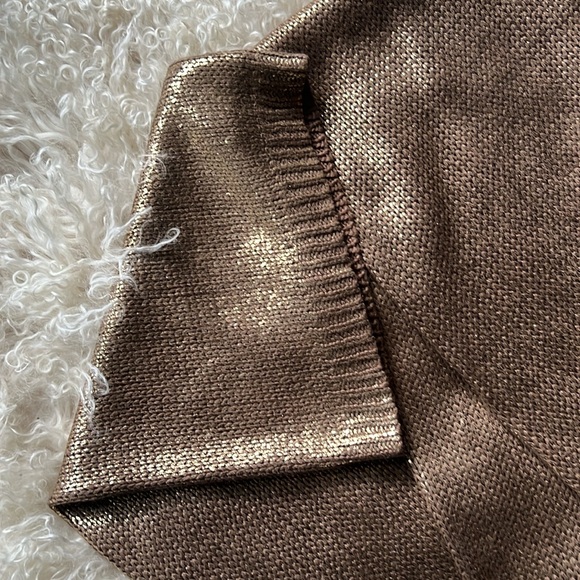 Club Monaco Gold Knitted Scarf - Picture 4 of 6